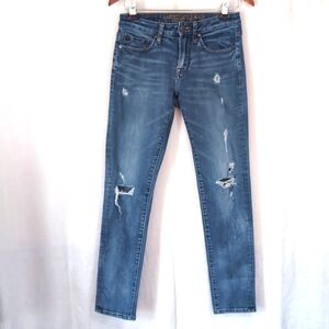 American Eagle Mens Distressed Skinny Jean Size 28x32